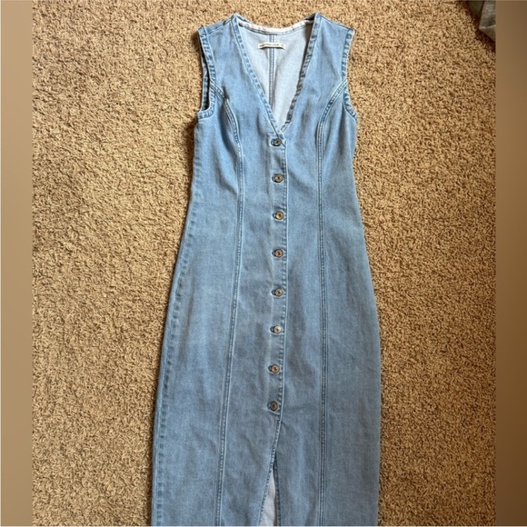 Abercrombie denim dress midi - Picture 5 of 8